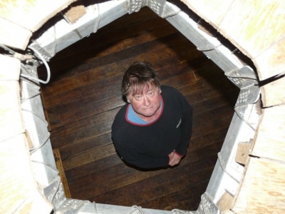 Looking down from sleeping platform. - P1070557.JPG